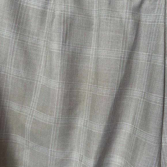 Larry Levine Classics Glen Check Plaid Cuffed Trouser Pants Size 10 - Picture 6 of 6